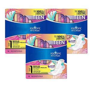 Meilleures ventes : Serviettes hygiéniques Maxcare Radiant Teen Pads, produits d'hygiène réguliers et efficaces, en vente - Product Image 2