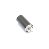 Moteur électrique 24V DC 2554D à double arbre, aimant permanent sans noyau de 25 mm, étanche, efficacité de 87 %, 4900 tr/min