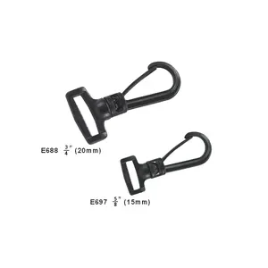 15Mm 20Mm 25Mm Plastic Pom Duurzaam Kleine Snap Hook Sluiting Clip Voor Telefoon Houder Id-kaart Lanyard