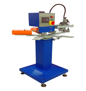 Máquina automática de serigrafía rápida para etiquetas de cuello, máquina de impresión de etiquetas para camisetas, máquina de estampado automática de 1 color neumática tipo carrousel. - Product Image 3