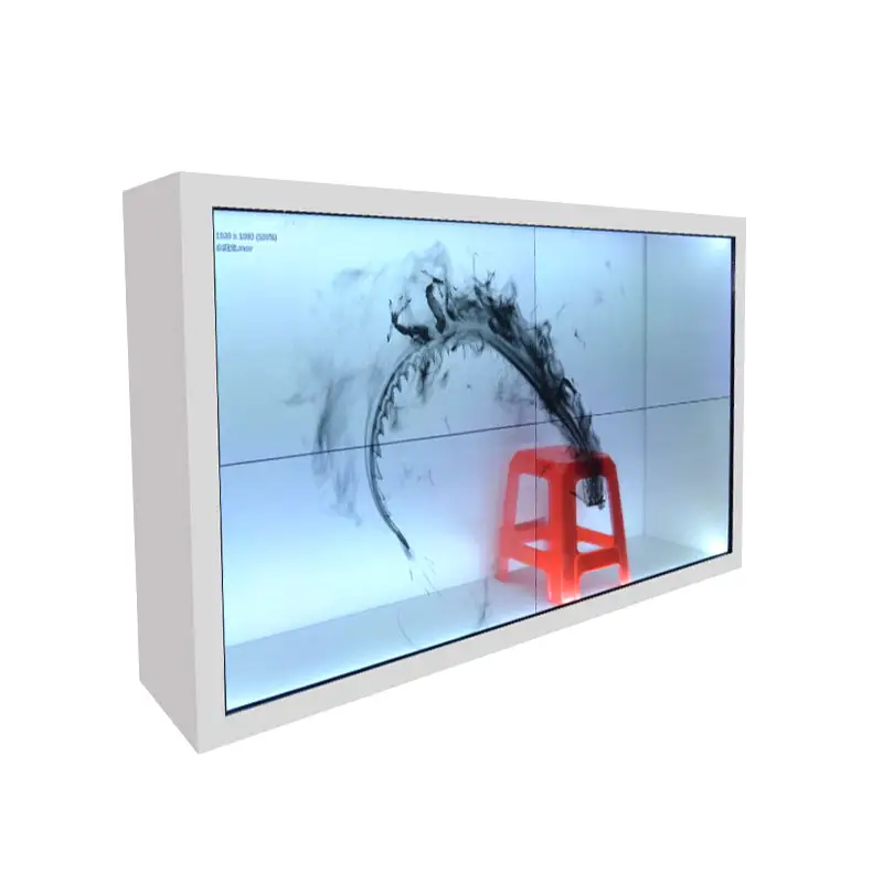 21.5inch wholesales price digital totem display capacitive touch office display case transparent screen for advertising