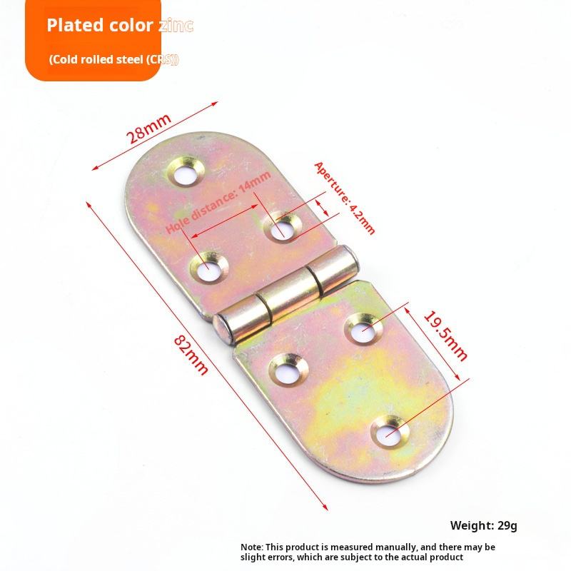 บานพับบานพับ-ชุบสังกะสีสี (เหล็กแผ่นรีดเย็น)