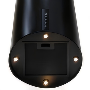 <span class=keywords><strong>Hotte</strong></span> de cuisine Island Range Villa, cuisine ouverte commerciale, <span class=keywords><strong>noire</strong></span>, <span class=keywords><strong>cylindrique</strong></span>, aspiration supérieure, ventilation silencieuse, 110 V, cheminée de cuisine - Product Image 6