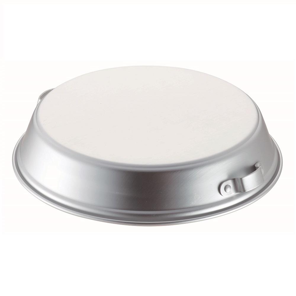 Grande poêle à frire argentée