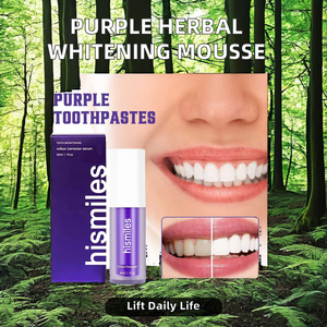 Chất Lượng Cao 30Ml Tím Thảo Dược Kem Đánh Răng Kem Đánh Răng Làm Sạch Sâu Bạc Hà Hương Vị Cho Răng Nhạy Cảm Làm Trắng Cho Nhà Khách Sạn Sử Dụng - Product Image 2