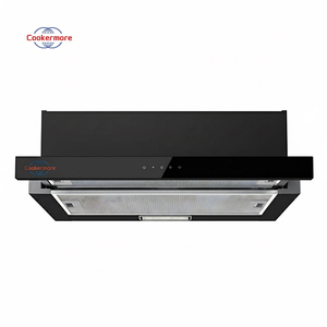 <span class=keywords><strong>Hotte</strong></span> de cuisinière télescopique noire <span class=keywords><strong>moderne</strong></span> avec aspiration puissante à faible bruit et lumière LED <span class=keywords><strong>hotte</strong></span> de cuisine à tirette mince - Product Image 3