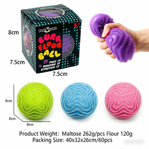 Spiky Squishy Ball TPR Slow Rising Stress Relief Sensory Fidget for Kids Adults Office <b>Desk</b> - Product Image 2