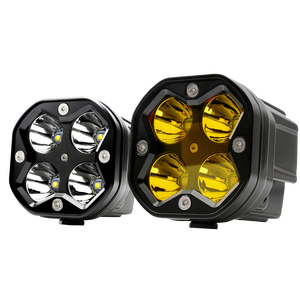 ไฟตัดหมอก Led แบบกล่องแขวน<span class=keywords><strong>2</strong></span> 3นิ้ว40W,ไฟตัดหมอกทรงลูกบาศก์สีเหลืองสำหรับรถบรรทุกออฟโรดรถปิ๊กอัพรถ ATV UTV SUV 10V 30V 6000K - Product Image 1