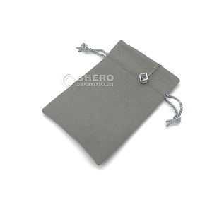 Durable Velvet Jewelry <b>Pouch</b> with <b>Drawstring</b> Closure Portable for Fine Jewelry Custom Colors Sizes Scratch Resistant Storage - Product Image 2