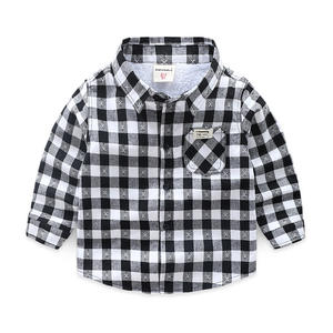 Camisas de Invierno para Niños, de Felpa Cálida a Cuadros, Producción de Fábrica, Venta al Por Mayor - Product Image 6