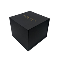 Boîtes d'emballage de tasse à café magnétique avec insertion en soie de luxe, boîte de rangement de tasse en carton pour bougie de thé en verre, coffret cadeau pour tasses