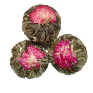 Chinese Classic Handmade Blooming Tea Balls Eu Standard OEM Flowering Tea Organic Floral Bloom Tea