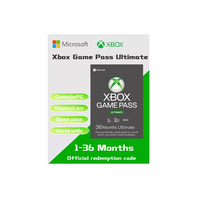 Carta da Gioco Digitale con Codice Xbox Game Pass Ultimate 1 Mese-12 Mesi-36 Mesi per Regione Globale/India come Carta Regalo