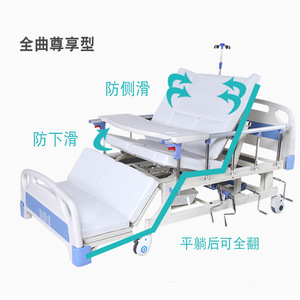 Cama de Hospital Multifuncional de Acero Inoxidable Hengsheng Zhinian para Cuidado de Ancianos - Product Image 1