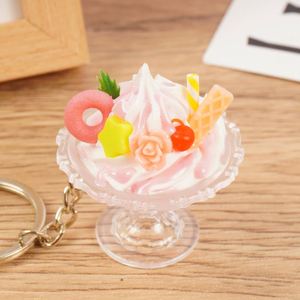 New Simulation Food Ice Cream Keychain Pendant Fun Food Play Dream Car Bag Keychain - Product Image 6