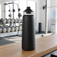 Bouteille d'eau isotherme parfumée, vente en gros directe usine, logo personnalisé, qualité alimentaire sans BPA, pour l'école, le bureau, le sport
