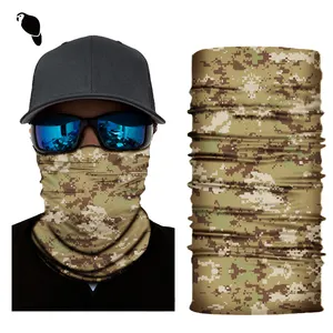 Outside Camo Style Bandana Tube Face Protection Head Covers Neck Gaiter Bandana Buffs Outdoor Magic Scarf