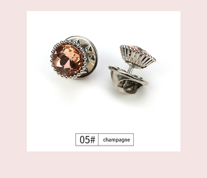 Bán buôn mới của nhà sản xuất trong suốt Acrylic kim loại kết hợp nút tại chỗ Rhinestone chống chói miễn phí móng tay khóa lưới - Product Image 5