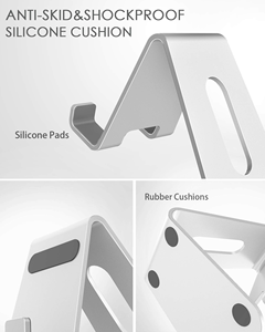 Soporte de Escritorio Portátil para Teléfono Móvil, Compatible con Todos los Teléfonos Inteligentes de 3-10 Pulgadas, Soporte de Aleación de Aluminio para Celulares - Product Image 4