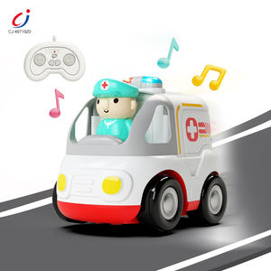 Chengji <span class=keywords><strong>รถ</strong></span>ตำรวจบังคับวิทยุ2.4G ของเล่นรถพยาบาลควบคุมระยะไกลทำจากการ์ตูน - Product Image 1