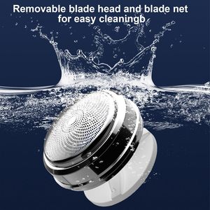 <b>Mini</b> Electric Shaver JLL066 Men's Portable <b>USB</b> Charging Washable Face Battery 1 Year Warranty for Hotel Household Travel Use - Product Image 3