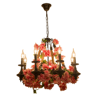 Vintage Style Industriel Personnalité Créative Musique Restaurant bar Lumière Ambiante Décoration Plante Verte Chanvre Corde Lustre