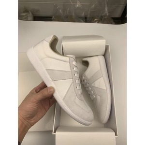 Zapatillas de deporte vintage de cuero genuino para mujer, zapatos cómodos con cordones para hombre y mujer, zapatos planos informales ligeros y transpirables - Product Image 2