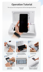 Machine de séchage UV intelligente, applicateur de <span class=keywords><strong>Film</strong></span> de durcissement sous vide pour <span class=keywords><strong>iPhone</strong></span> <span class=keywords><strong>14</strong></span> 13 Samsung S23 UV protecteur d'écran <span class=keywords><strong>Film</strong></span> <span class=keywords><strong>Hydrogel</strong></span> - Product Image 6