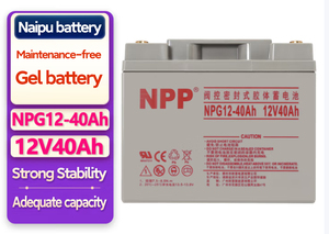 NPG12-40Ah Maintenance-Free Gel <b>Battery</b> 12V 40AH Lead-Acid Energy Storage for Communication Room <b>UPS</b> Power Supply NPG12-40Ah NPP - Product Image 1