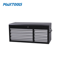 Armoire à outils en acier OEM à 9 tiroirs, armoire de rangement à roulettes avec glissières à billes, serrure cylindrique pour atelier industriel