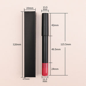 Lipstik Matte Label pribadi ODM Lipstik Lip Liner 5g tahan air Vegan Mineral tongkat pensil tahan lama pelembab Makeup - Product Image 4