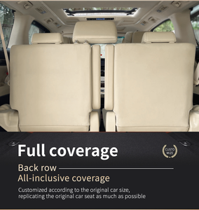 Capa de Assento de Carro de Luxo para 7 Lugares em Couro PU Impermeável Durável com Ajuste Personalizado para Toyota Alphard - Product Image 2