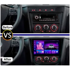 안드로이드 자동차 라디오 플레이어 폭스 바겐 골 Saveiro 항해 2008-2012 4G LTE 카플레이 탐색 GPS - Product Image 3