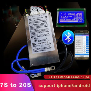 Carte de <span class=keywords><strong>protection</strong></span> de batterie intelligente 8S-20S ANT 300A 100A 80A APP 10S 13S 14S 16S Équilibrage 400A pour BMS pour Lifepo4 Li-ion Lipo LTO - Product Image 2