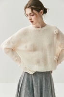Pull en cachemire 100% pour femme, tricoté, décontracté, couleur unie
