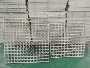 PP plastik pelat kisi asam & tahan Alkali OEM dibuat sesuai pesanan ukuran permukaan halus untuk pengolahan Gas limbah - Product Image 3