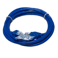 Gigabit Catégorie 6E Fini 1m Câble réseau pour ordinateur Communication Jumper Router Connexions