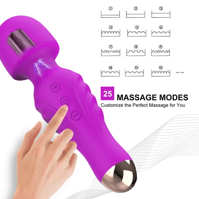 2020 neues Produkt einzigartiges Patent Design Zauberstab Massage gerät Sexspielzeug für Mann Frau Paar Massage