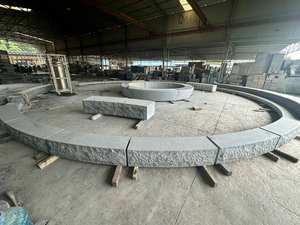 Natürliche weiße graue Granit blöcke für Stützmauer Granit blocks tufen Sprungbrett Kunden spezifische Größen und Veredelung - Product Image 3