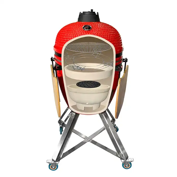 Draagbare Buitenkeuken Mini Moderne Stijl Kleine Ketel Houtskool Roker Barbecue Bbq Grill