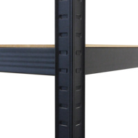 ABCTOOLS Étagères de rangement sans boulons, unités d'étagères en acier, revêtement en poudre, système de rangement empilable pour garage, maison, bureau