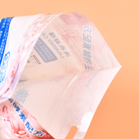 Sacs d'emballage auto-scellants pour lessive en poudre, sachets refermables à fermeture éclair pour dosettes de lessive