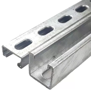 Rail de montage solaire en acier pré-galvanisé en promotion – Support de système de montage solaire en profilé en C - Product Image 2