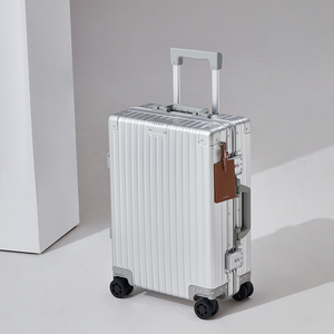 Maleta de Lujo de Aleación de Aluminio-Mg 2025 con Etiqueta de Nombre, Ligera, Impermeable, Equipaje de Mano, OEM, ODM, Marca Personalizada, Poliéster - Product Image 5