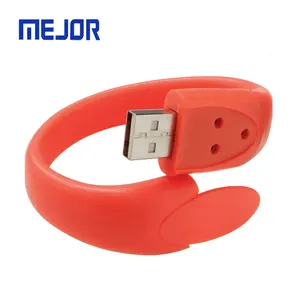 Braçadeira de borracha 32g memory stick 16gb Silicone Brazalete pen drive 8gb pulseira pulseira USB 4gb