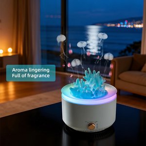 Diffuseur d'arômes 360 ml, 2 modes de pulvérisation, lumière LED à 7 couleurs dégradées, humidificateur à brume froide, machine d'aromathérapie de bureau - Product Image 5