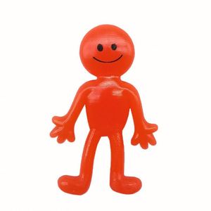 Poupées extensibles en gel souple TPR, jouets anti-stress à visage souriant, figurines expressives - Product Image 5