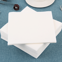 Serviettes en papier écologiques Airlaid 1 pli, pliées en 1/4, couleur personnalisée en gros, pour café, bar, restaurant, hôtel, mariage