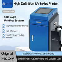 Printer Inkjet UV Otomatis Multifungsi Resolusi Tinggi 1200dpi Kelas Industri Baru untuk Kertas, Plastik, Label Telur Fleksibel, dan Layar Sentuh