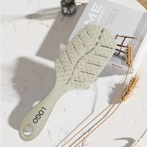 Cepillo y Peine para <span class=keywords><strong>Cabello</strong></span> de Nailon con Logotipo Personalizado, 100% Ecológico, Desenreda Fácilmente el <span class=keywords><strong>Cabello</strong></span> Rizado y Lacio - Product Image 4